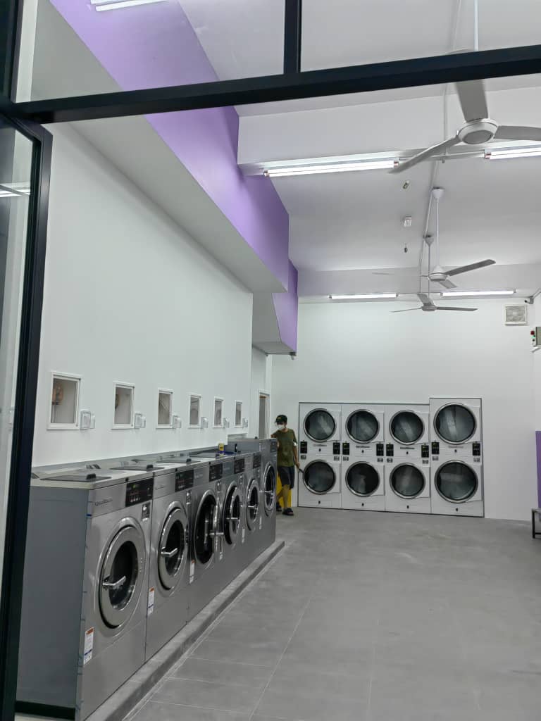 Coin Operated Laundry Shop In Batu Kawan Pulau Pinang